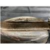 Image 23 : GLASS AND WOOD VINTAGE WASHBOARD AND SAD IRONS
