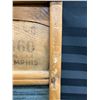 Image 5 : GLASS AND WOOD VINTAGE WASHBOARD AND SAD IRONS