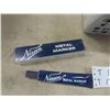 Image 2 : 40 New Old Stock Nissen Metal Marks