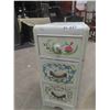 Image 2 : (2) 3 Drawer Painted Night Stands 28'' x 18'' x 13'' Each 