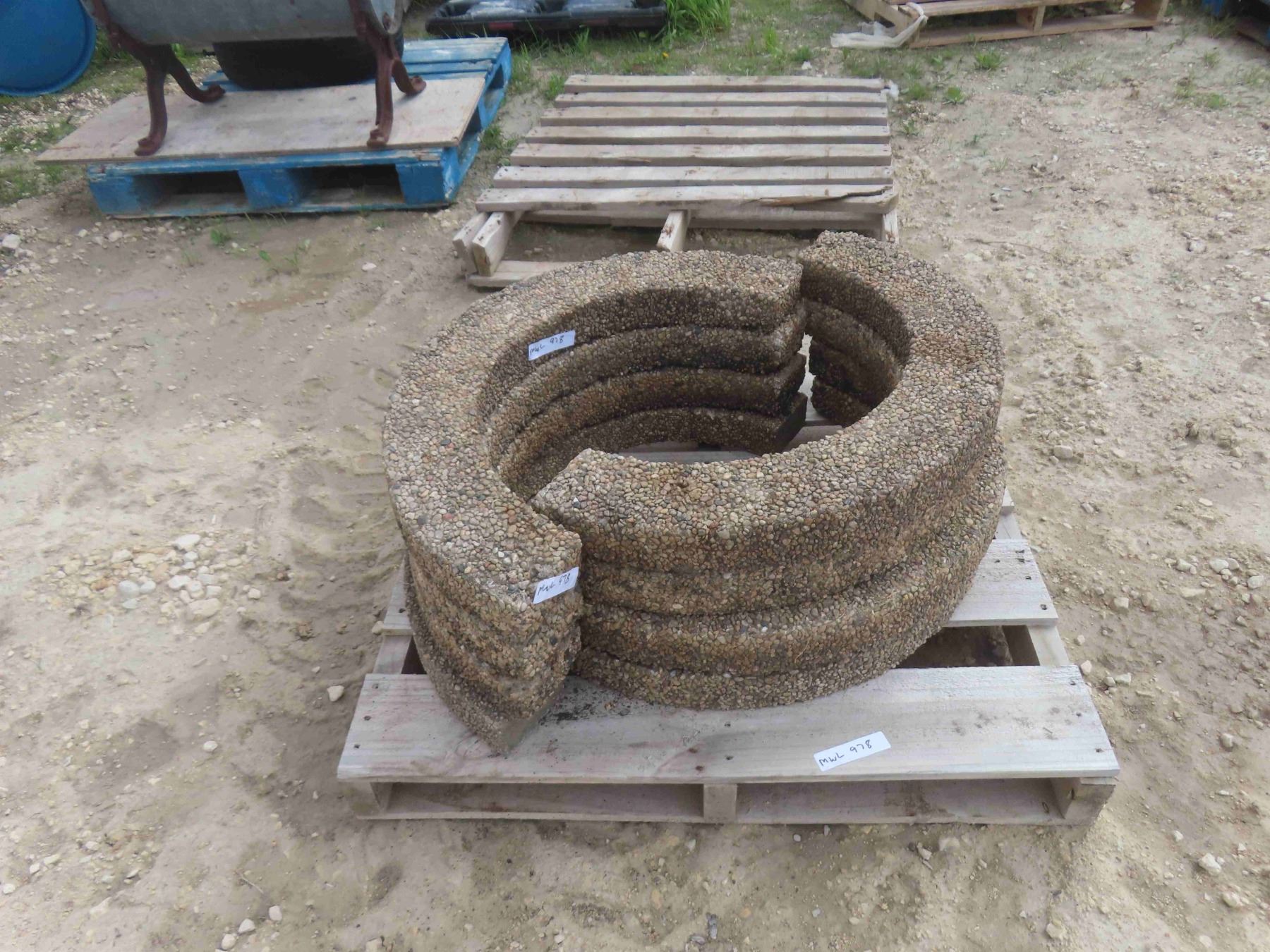 8 Half Concrete Rings - McSherry Auction Service Ltd.