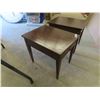 Image 2 : 2 End Tables with Drawer 21'' x 24'' x 18'' 
