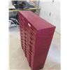 Image 2 : Wood and Metal 36 Index Cabinet 43 1/2'' x 35 1/2'' x 1 1/2'' 