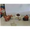 Image 1 : 3 Cookie Jars - Cow, Turtle, Floral Design