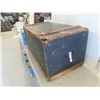 Image 2 : Antique Wood Trunk 17'' x 18'' x 34'' 