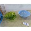 Image 2 : Pyrex and Delphite Bowls - 1 Has Chip