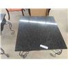 Image 3 : 2 Wrought Iron Marble Top End Tables 21'' x 24'' x 24'' 