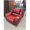 Image 1 : Leather Living Room Chair , Has Some Fade