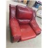 Image 2 : Leather Living Room Chair , Has Some Fade