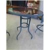 Image 8 : Patio Table 38'' Tall x 36'' Across, 2 Swivel Chairs 