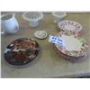 Image 2 : China Plates: 6 Tuscan, 6 Nikko, 2 Flower Frogs, Egg Cup, Cat Collector Plate, Plus