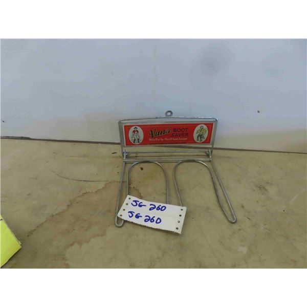 Metal Advertising Signs for Vans Boot Saver Rack Sign 2'' x 8'' 