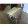 Image 2 : Stainless Steel Table 29'' Tall x 24'' x 29'' 