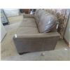 Image 2 : Leather/Leather Style Couch 83'' W