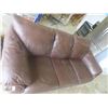 Image 2 : Leather/Leather Style Couch 81'' W
