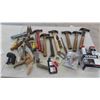 Image 1 : Assorted Tools: Hammers, Knives, Glue Gun, New Weiser Keyed Entry 