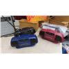 Image 2 : New Old Stock 4 Mini Boom Boxes, 3 Clock Radios , Desk Lamp
