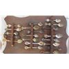Image 2 : Spoon Collection with Display Board, Old Stove Pieces? & More 