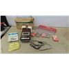 Image 1 : Vintage Cassette Player with Guide and Box , New Crib Board, 4 Decks of Cards