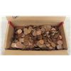Image 2 : Box of USA and Canadian Pennies Pure Copper Not Searched