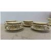 Image 4 : Minton Stanwood Fine Bone China, England Lot: 4 Cream Soup Cups with Saucers 