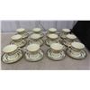 Image 1 : 12 Minton Stanwood Fine Bone China England Cups and Saucers - All Mint Condition/Like New