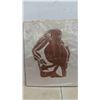 Image 1 : Vintage Inuit Stone Cut / Lino Cut Signed and Numbered Print #7 of 30 Dated 1968   16'' x 12''
