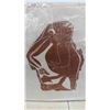 Image 2 : Vintage Inuit Stone Cut / Lino Cut Signed and Numbered Print #7 of 30 Dated 1968   16'' x 12''