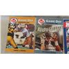Image 2 : Vintage Winnipeg Blue Bombers Lot: Rare Uncut Sheet of Saan Football Cards, 3 