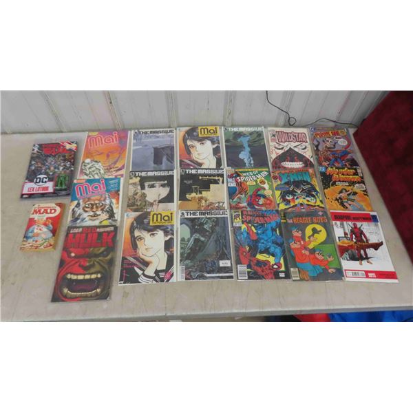 Vintage Comic Books : Spiderman, Wonder Woman, Hulk, Deadpool, Mad 