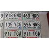 Image 2 : Vintage Manitoba License Plates - Includes 3 Matching Pairs - All Clean and Very Good Condition