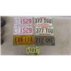 Image 3 : Vintage Manitoba License Plates - Includes 3 Matching Pairs - All Clean and Very Good Condition