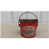 Image 2 : Antique Cedo 1lbs Peanut Butter Tin with Bale Handle