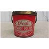 Image 5 : Antique Cedo 1lbs Peanut Butter Tin with Bale Handle