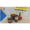 Image 1 : West Germany Mid Century Modern Lot: 2 Planters, 1 Vase, 1 Lamp -All Excellent Condition