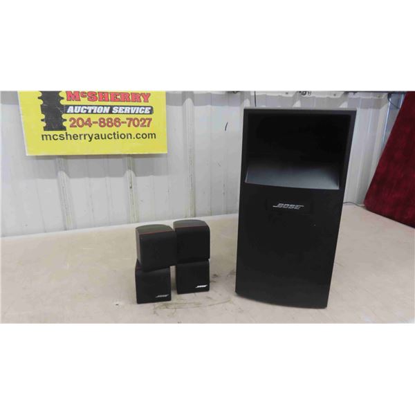 Bose Subwoofer , 2 Double Speakers