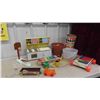 Image 1 : Various Toys: Metal Doll Stove and Sink, Basketball Game, Plus