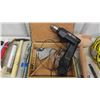 Image 2 : Black and Decker 3/8'' Drill  with Charger, Soldering Kit, 6'' Caliper, Drill Bits, Skate