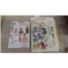 Image 3 : Vintage Brush, Mirror and Comb Set , 3 Piece Baby Set, Sewing Basket (Has Broken 