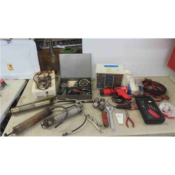 Organizer , Compression Fuel Pump Tester, MaxiTune Analyzer, Battery Cables, 