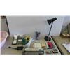Image 1 : Desk Lamp, Zerostat 3, Travel Voltage Converter, Calculator, Plus