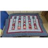 Image 2 : 2 Quilted Wall Hangings 23'' x 22'' & 40'' x 68'' 