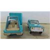 Image 2 : Vintage Tonka Station Wagon 9'' x 3 1/2'' x 3 1/2'' , Tonka Transport Truck 