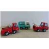 Image 1 : Vintage Buddy L Tow Truck 6 1/4'' x 3 1/2'' x 3 3/4'' , Cargo Livestock 6'' x 3 1/4'' x 4'' , 