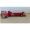 Image 8 : 1960s Vintage Buddy L Snorkel Firetruck 11'' x 4'' x 5'' , Hook and Ladder Fire Truck 18'' x