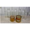 Image 1 : 6 Vintage Milk/Creamer Bottles, 2 Tins Marmalade & Black Cat