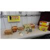 Image 1 : Vintage Meat Grinder , Wood Salad Bowls , Cookie Tins, Cook Books