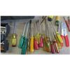 Image 3 : Tool Box Filled with Tools: Screwdrivers, Square, Wrenches, Glass Cutter