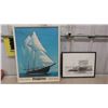 Image 1 : 2 Pictures: Numbered Print by Markus Stasiulis 16 1/2'' x 12 3/4'' , Nova Scotia 19'' x 24 1/2''