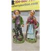 Image 2 : Variety of Figurines : Old Couple, Royal Albert , Royal Dux , Deviled Egg Plate with